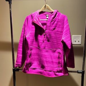 Hot Pink Hooded Northface Fleece